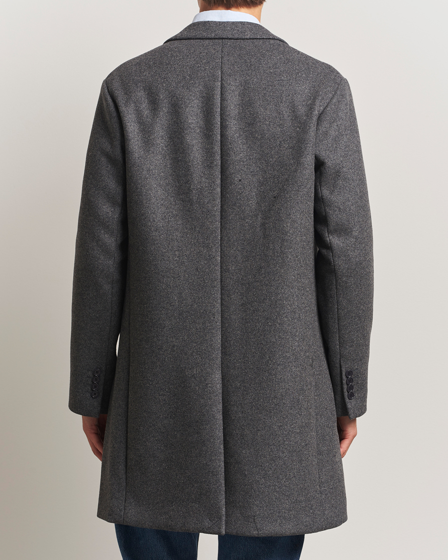 Herre | Jakker | NN07 | Austin Wool Coat Grey Melange
