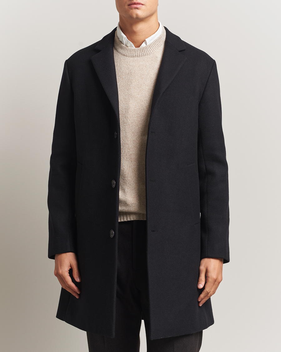 Herre | Jakker | NN07 | Austin Wool Coat Black