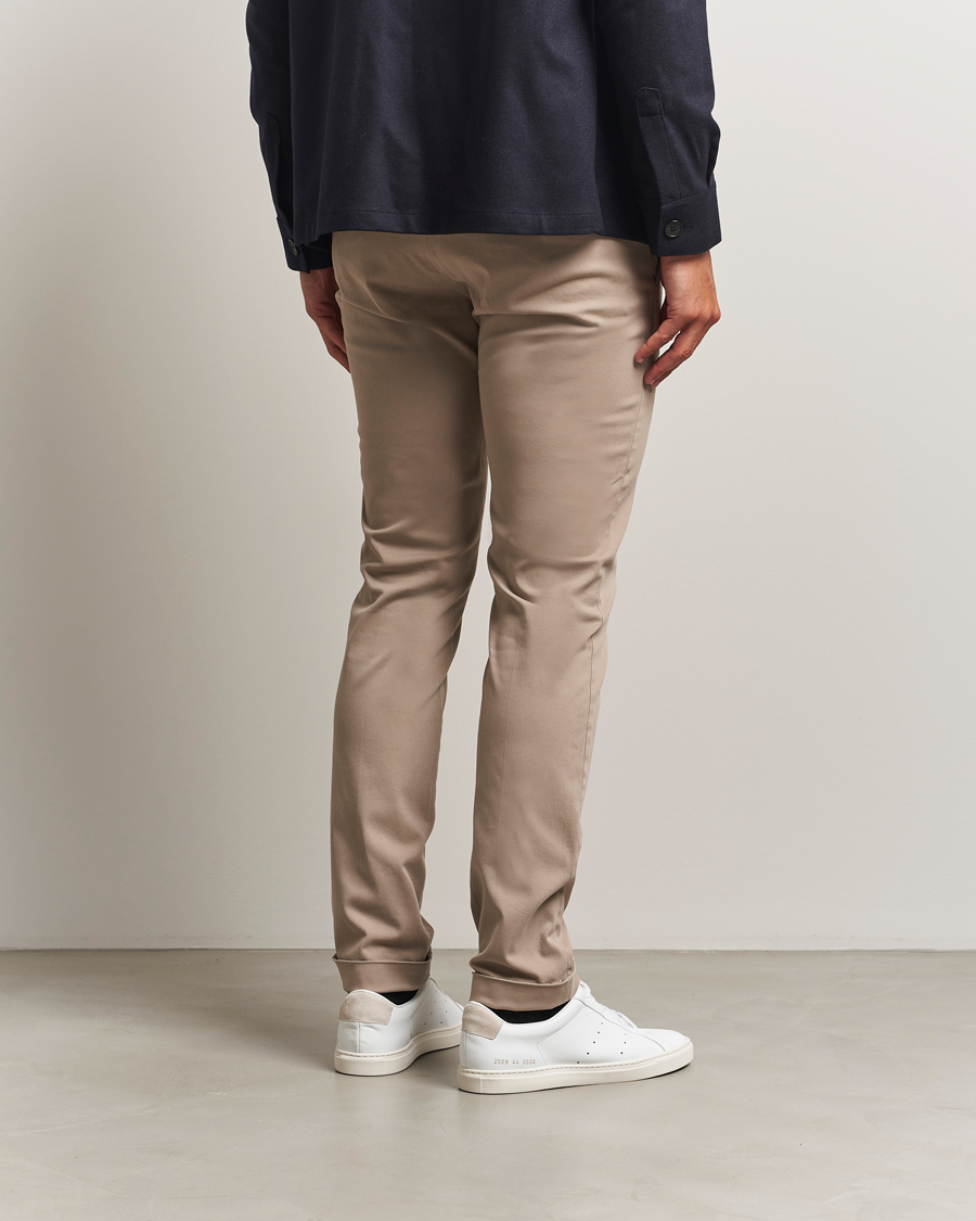 Herre | Bukser | Briglia 1949 | Slim Fit Cotton Stretch Chino Beige