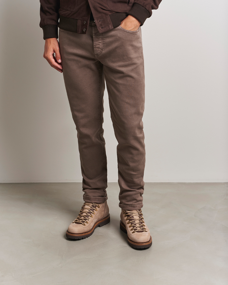 Herre | Støvler | Brunello Cucinelli | Winter Boots Beige Suede