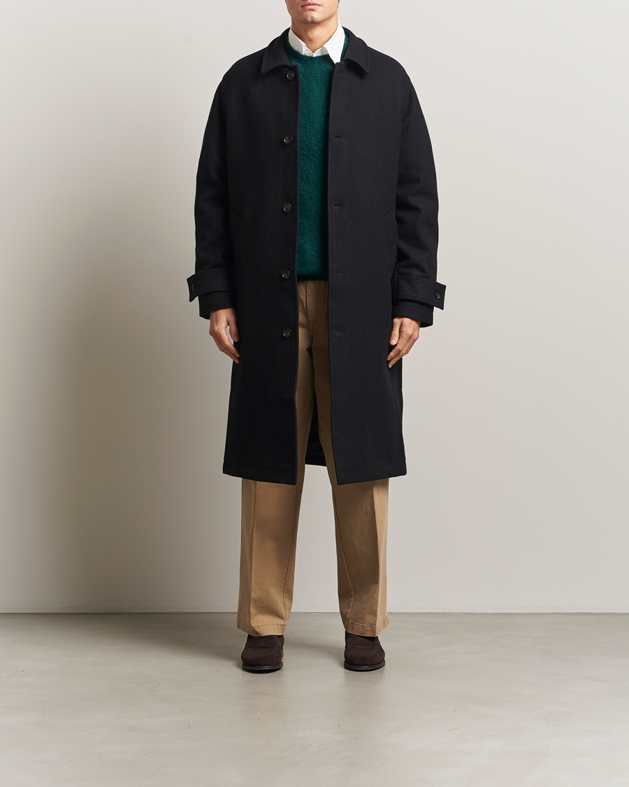 Herre | Jakker | Forét | Pine Wool Coat Black