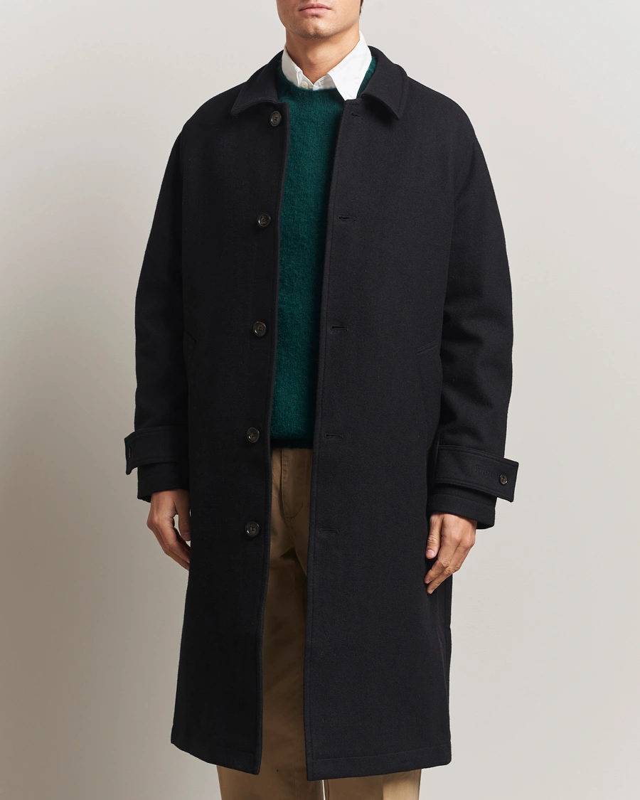 Herre | Jakker | Forét | Pine Wool Coat Black
