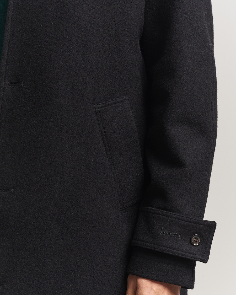 Herre | Jakker | Forét | Pine Wool Coat Black