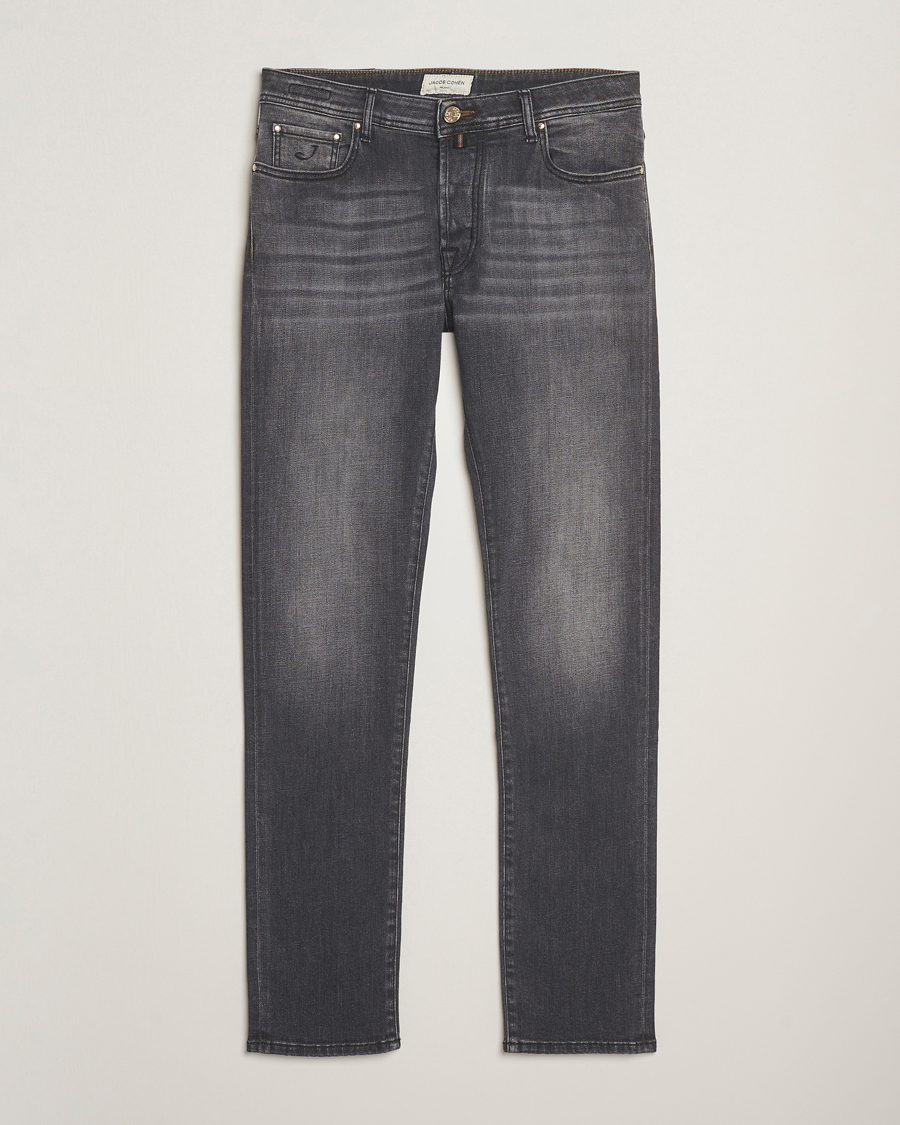 Herre | Jeans | Jacob Cohën | Bard Slim Fit Stretch Jeans Grey
