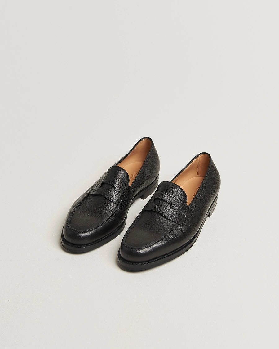 Herre | Loafers | John Lobb | Lopez Penny Loafer Black Grain