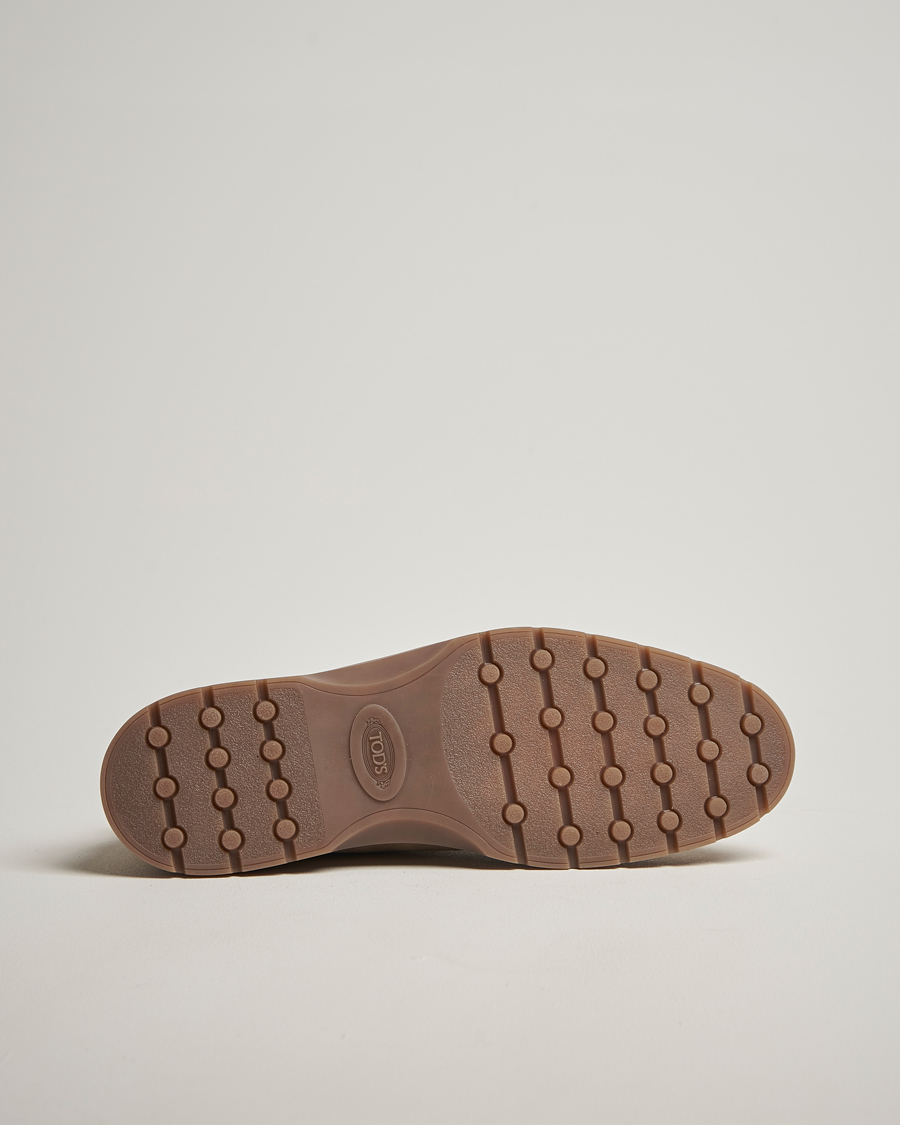 Herre | Støvler | Tod's | Polacco Moc Desert Boots Beige Suede