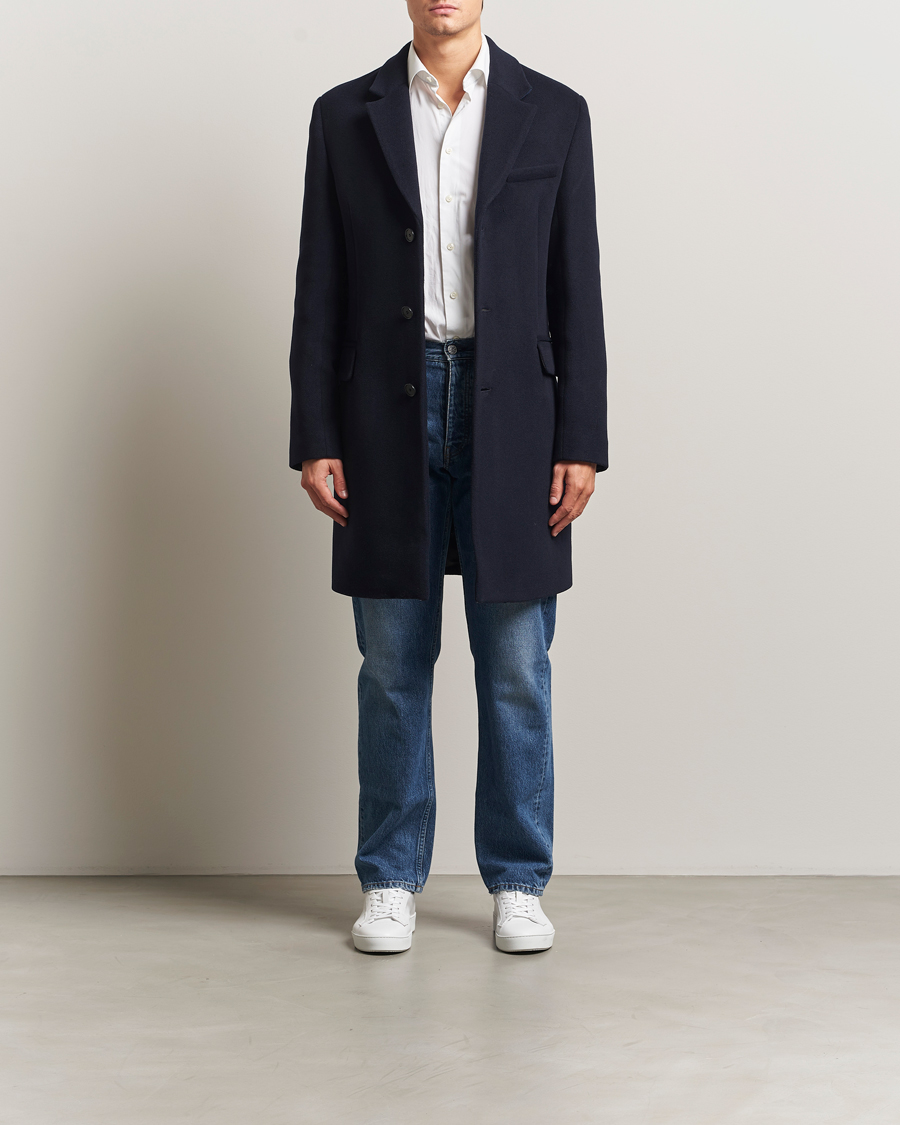 Herre | Jakker | Filippa K | William Wool Coat Navy