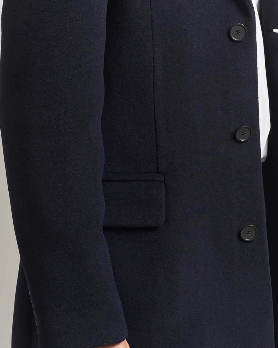 Herre | Jakker | Filippa K | William Wool Coat Navy