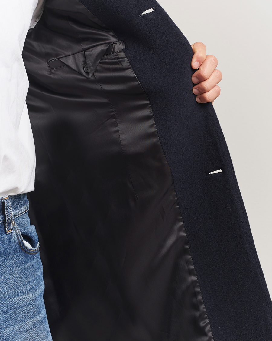Herre | Jakker | Filippa K | William Wool Coat Navy