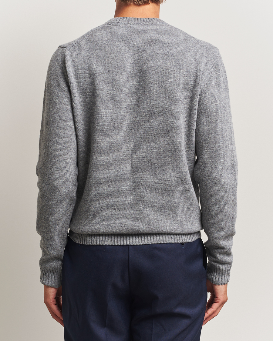 Herre | Gensere | Stenströms | Brushed Merino Crew Neck Grey