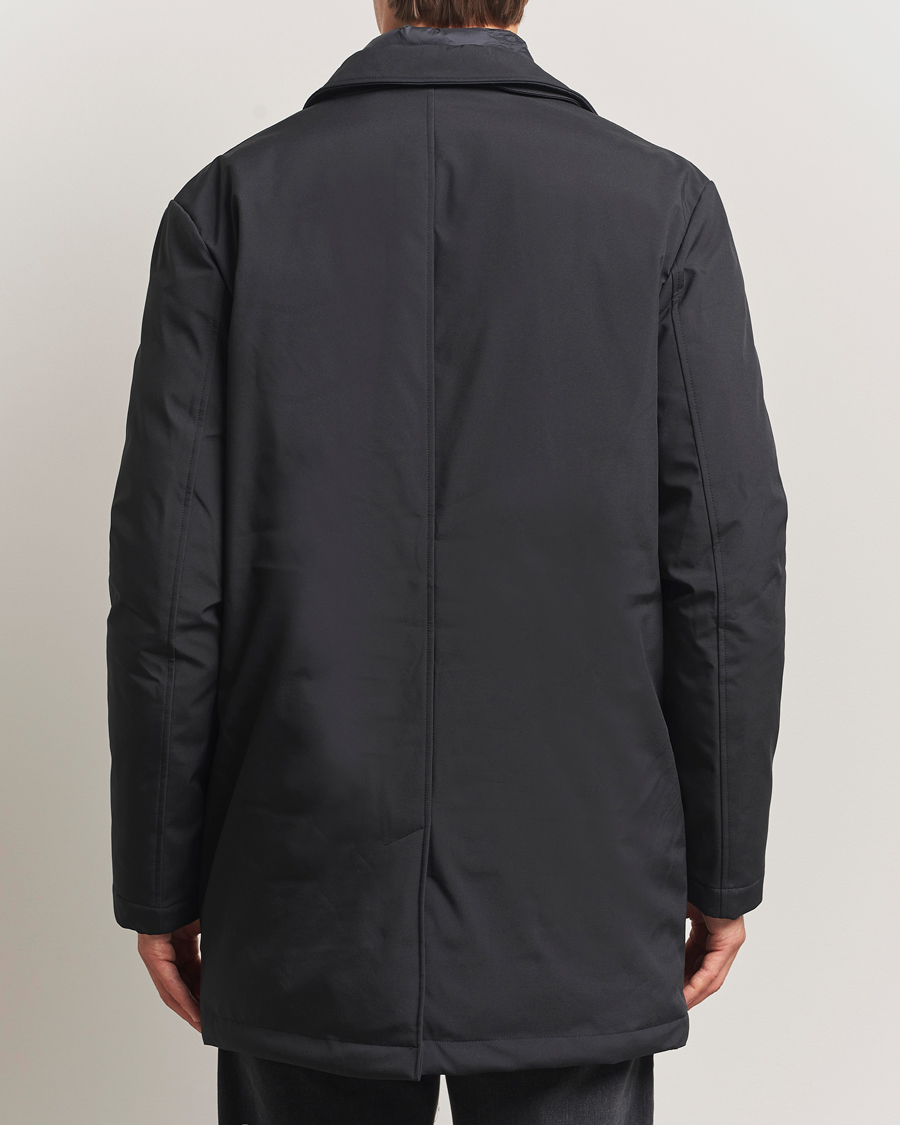 Herre | Jakker | KnowledgeCotton Apparel | Climateshell Padded Carcoat Black