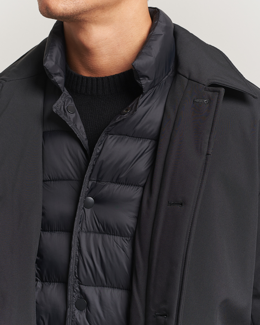 Herre | Jakker | KnowledgeCotton Apparel | Climateshell Padded Carcoat Black