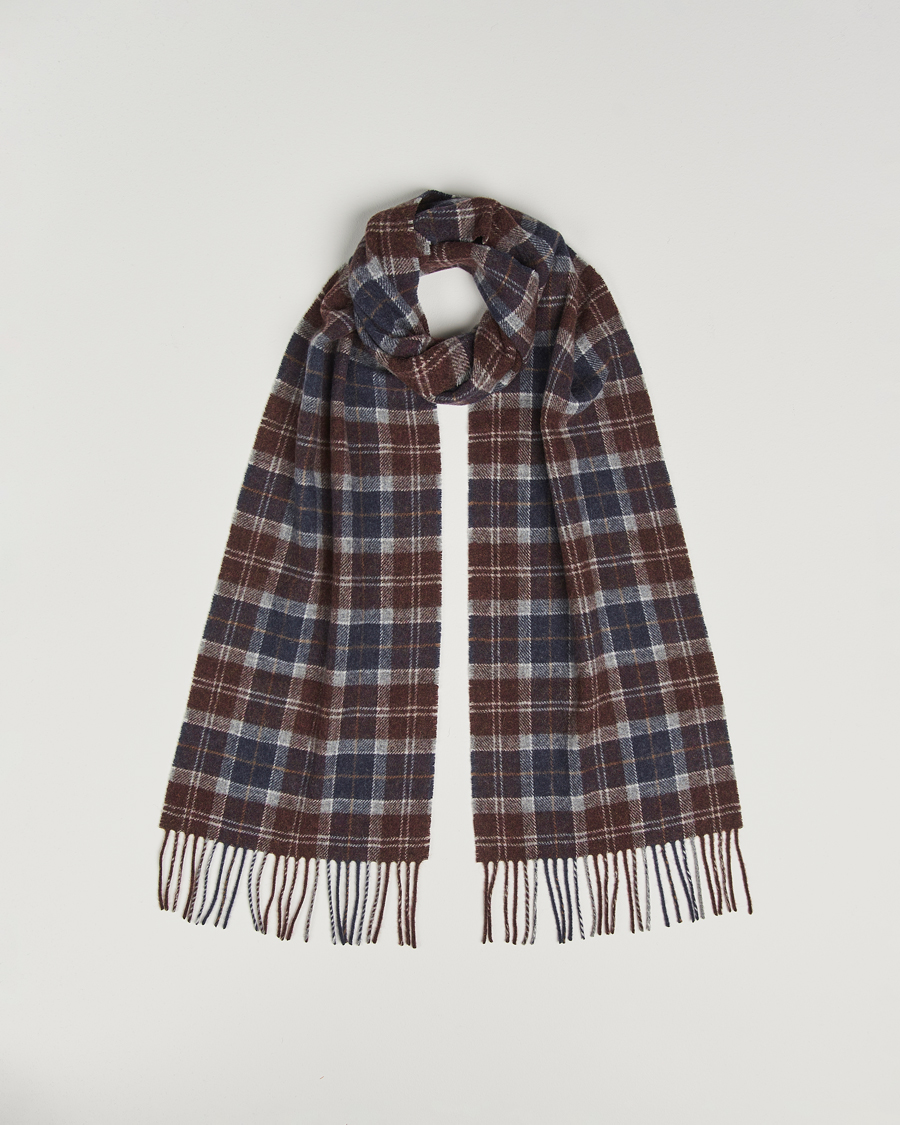Herre | Skjerf | Barbour Lifestyle | Tartan Lambswool Scarf Midnight Oak