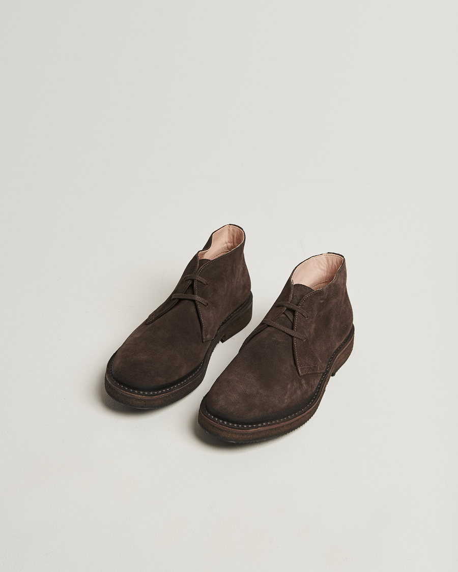 Herre | Støvler | Astorflex for Care of Carl | Astorflex Stormflex Suede Dark Brown