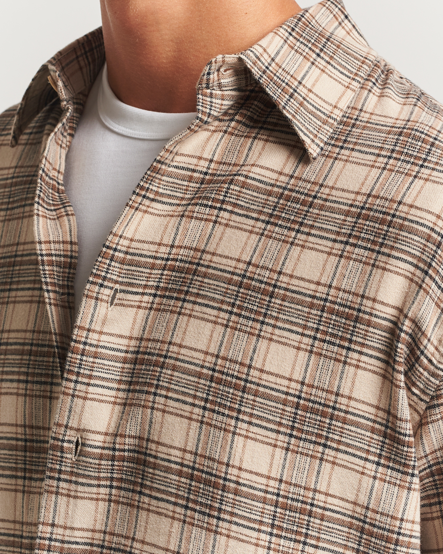 Herre | Skjorter | Sunflower | Studio Shirt Beige Check