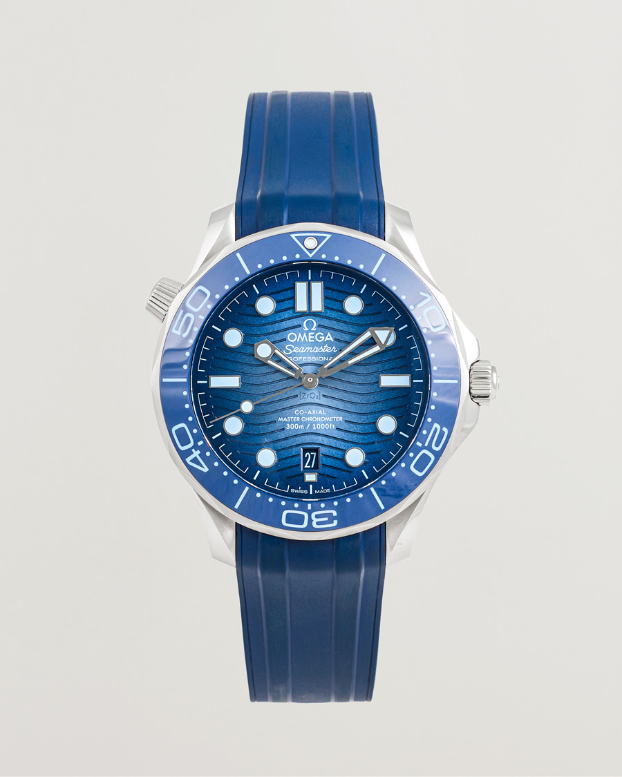 Herre | Pre-Owned & Vintage Watches | Omega Pre-Owned | Summer Blue Seamaster Diver 300m 75th