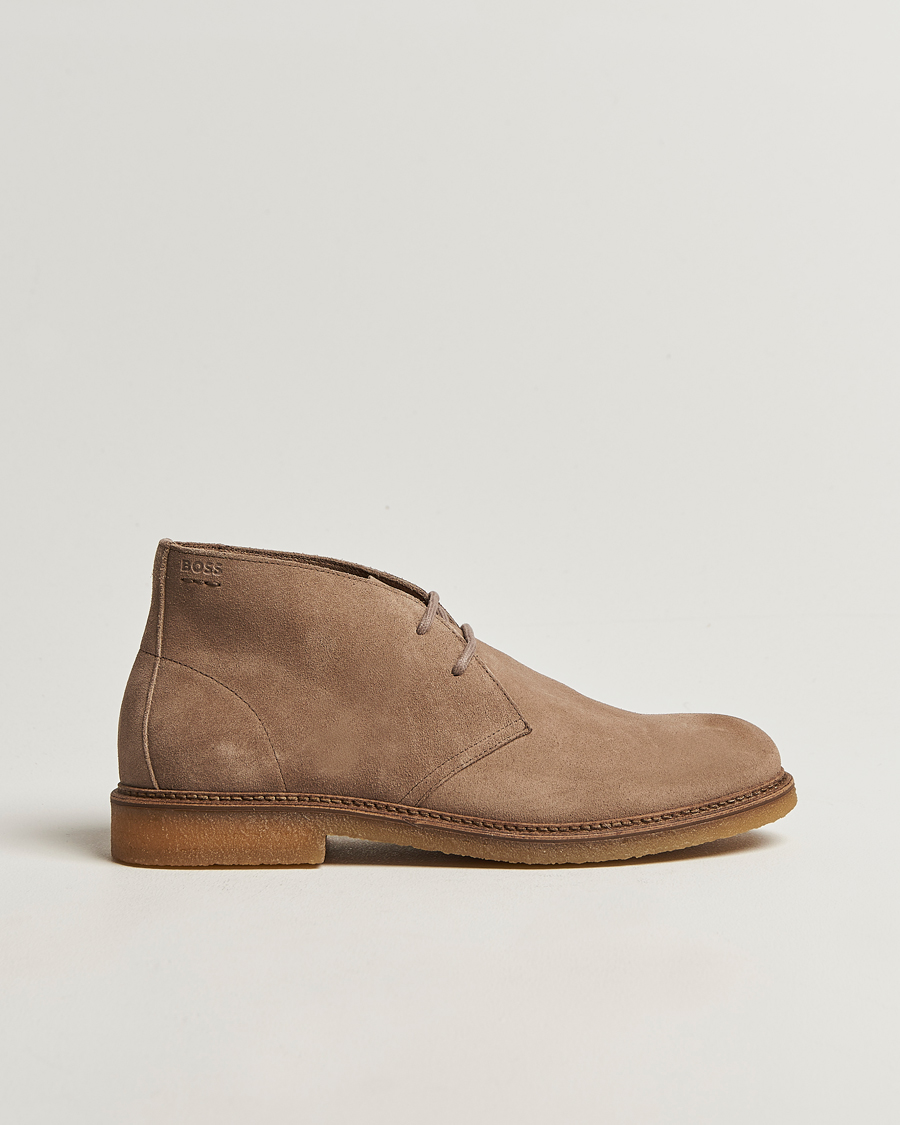 Herre | Støvler | BOSS BLACK | Kope Suede Desert Boots Medium Beige