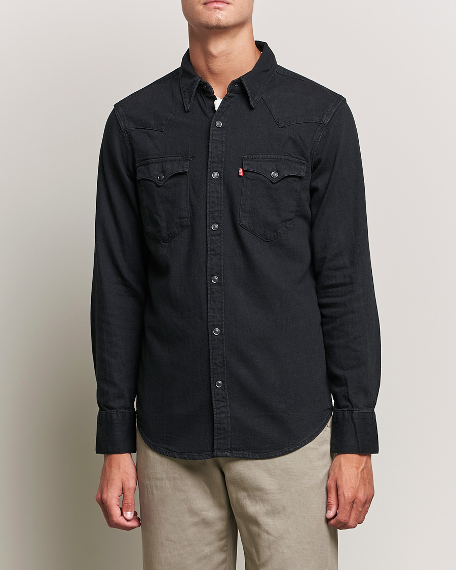 Herre |  | Levi\'s | Barstow Western Standard Shirt Marble Black
