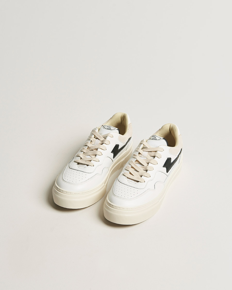 Herre | Nytt i butikken | Stepney Workers Club | Pearl S-Strike Leather Sneaker White/Black