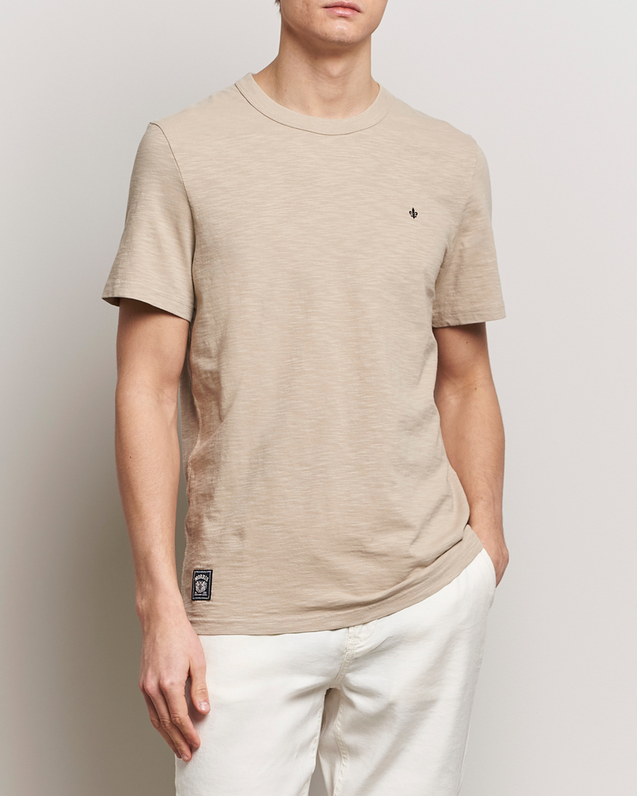 Herre | Kortermede t-shirts | Morris | Watson Slub Crew Neck T-Shirt Khaki