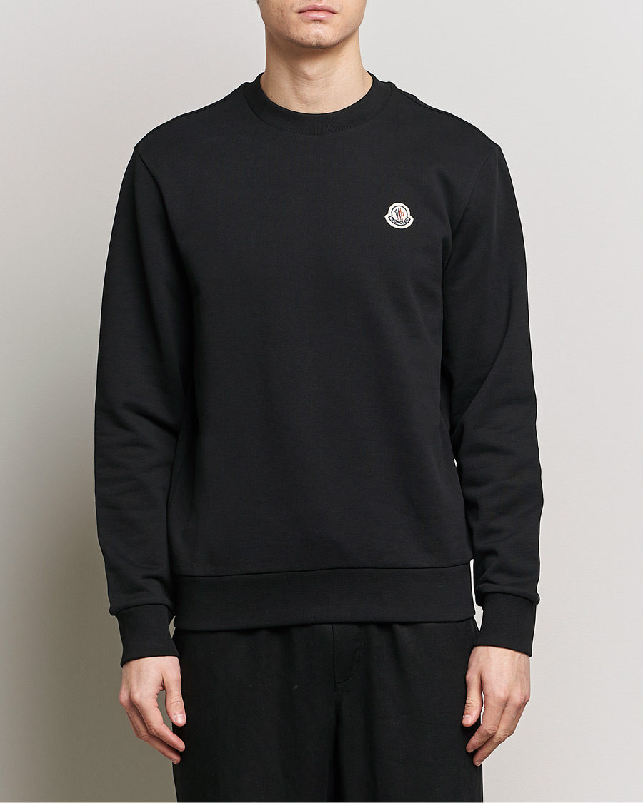 Herre | Gensere | Moncler | Logo Sweatshirt Black