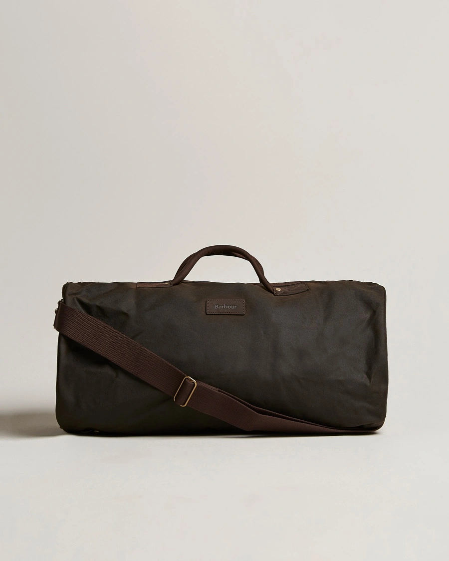 Barbour Lifestyle Wax Holdall Olive – Grønn
