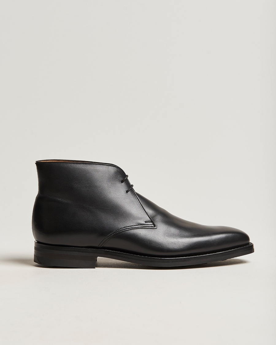 Herre | Crockett & Jones | Crockett & Jones | Tetbury Chukka Black Calf