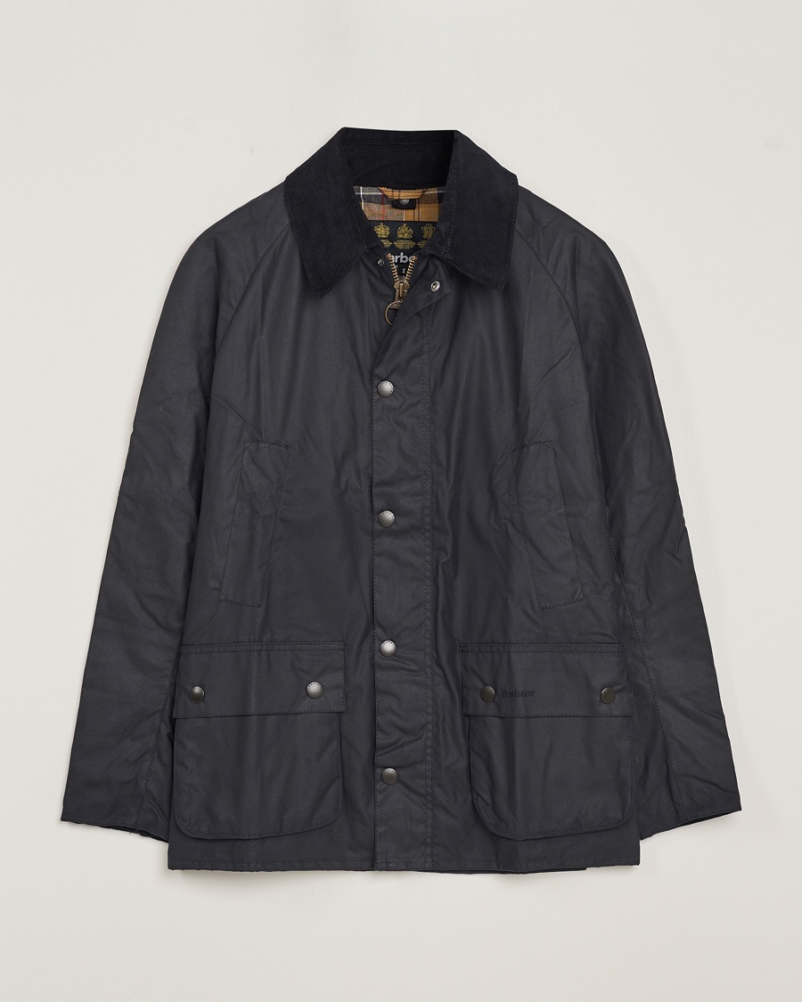 Barbour Lifestyle Ashby Wax Jacket Navy – Blå