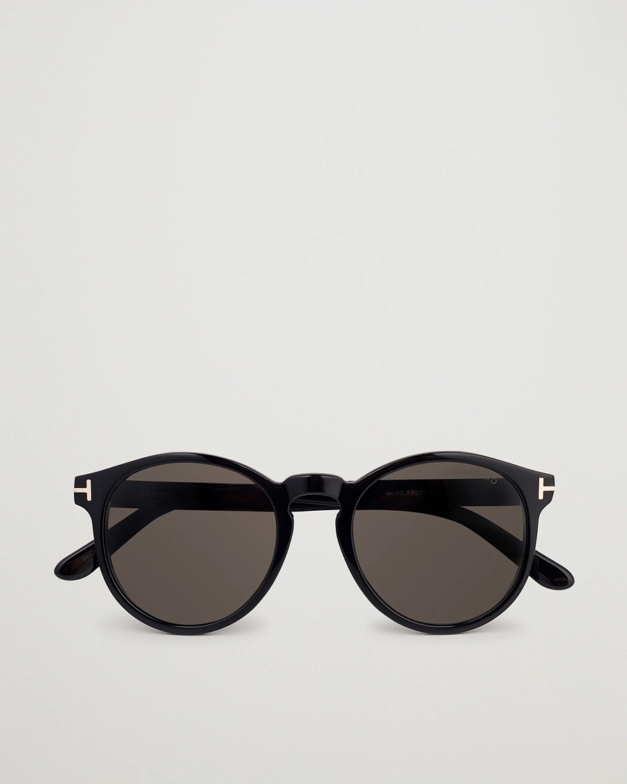 Tom Ford Ian FT0591 Sunglasses Shiny Black – Svart