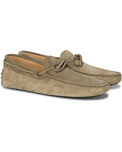  Laccetto Gommino Carshoe  Olive Suede