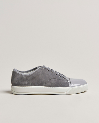  Patent Cap Toe Sneaker Light Grey