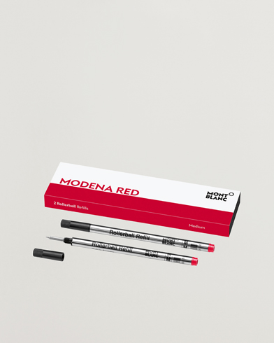  2 Rollerball Refills Modena Red