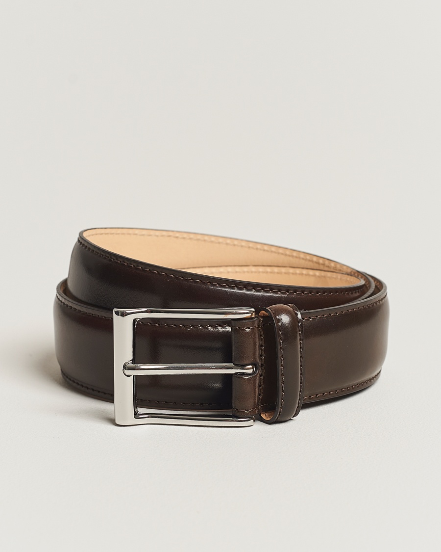 Herre | Crockett & Jones | Crockett & Jones | Belt 3.2 cm Dark Brown Cordovan