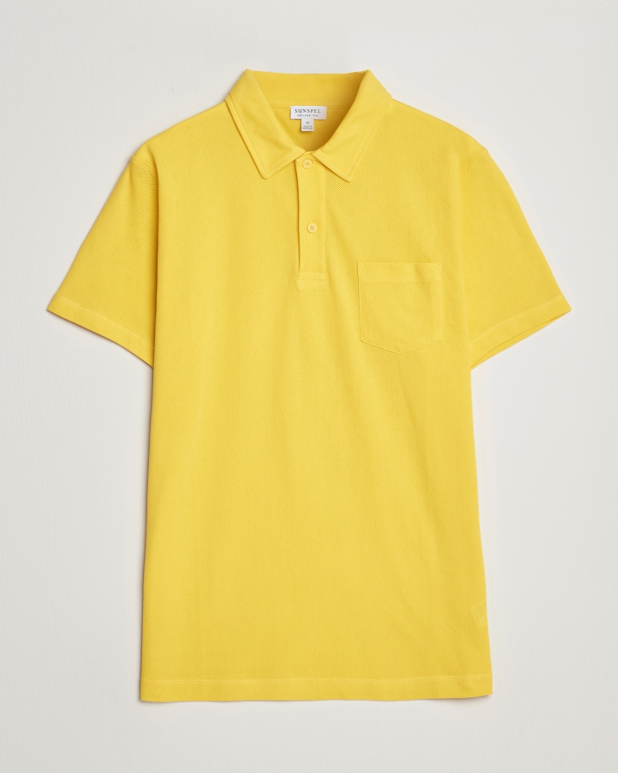 Herre | Salg klær | Sunspel | Riviera Polo Shirt Empire Yellow
