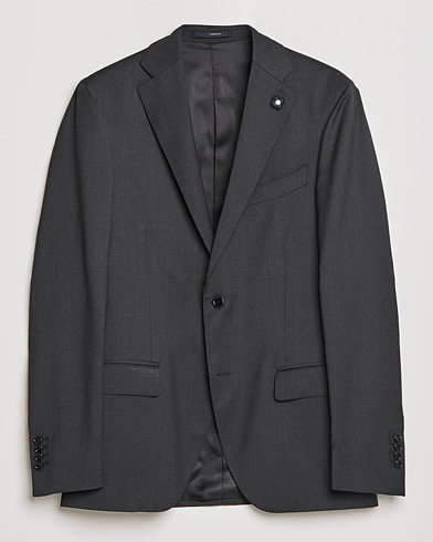  Two Button Wool Blazer Grey