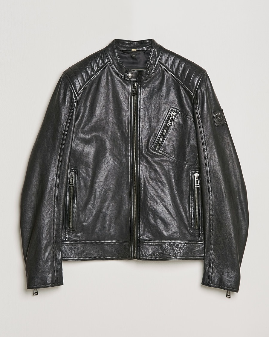 Belstaff V Racer 2.0 Leather Jacket Black – Svart