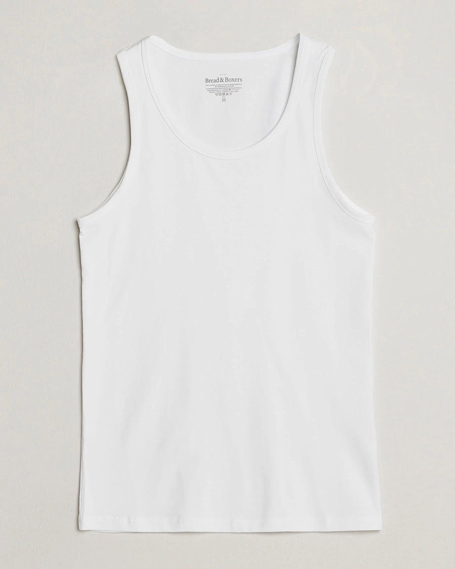 Bread & Boxers 2-Pack Tank Top White – Hvit