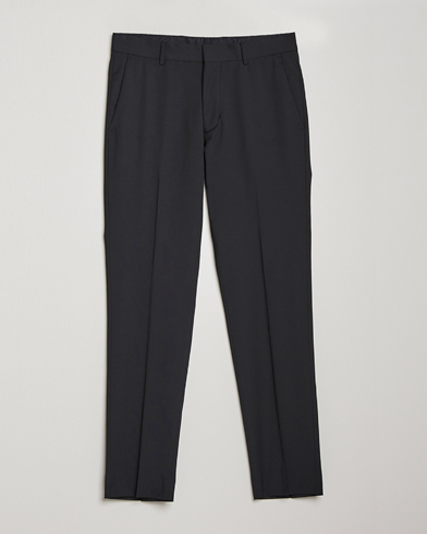  Tenuta Wool Travel Suit Trousers Black