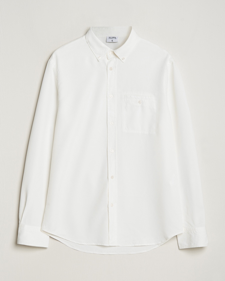 Filippa K Zachary Lyocell Shirt White – Hvit