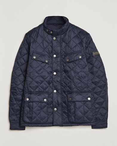 Barbour lifestyle dress tartan hot sale quilted sander jacket navy