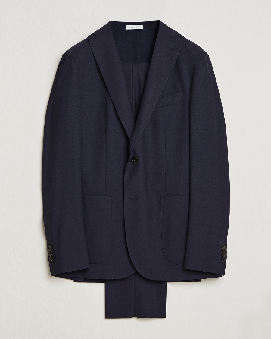  K Jacket Wool Suit Navy