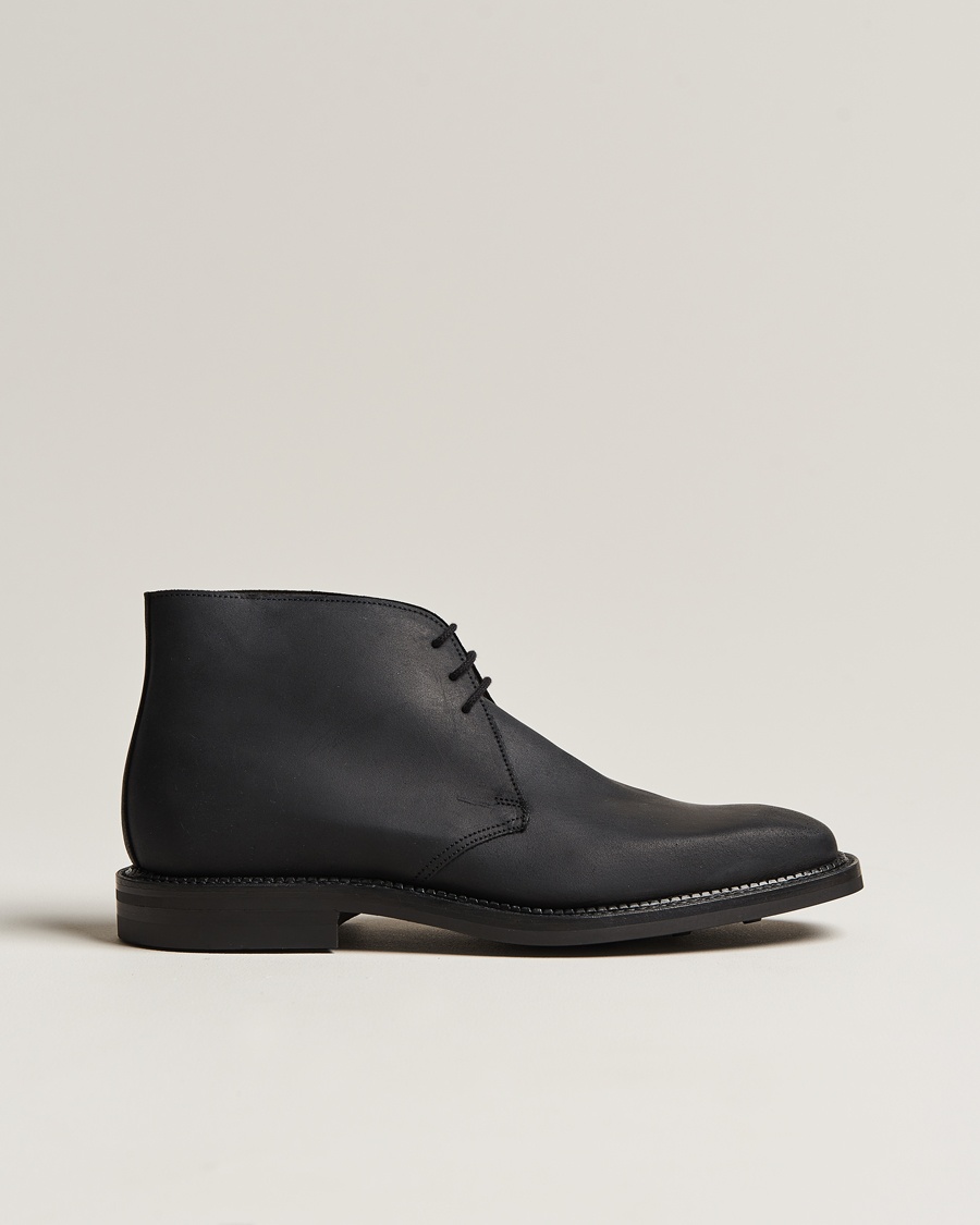 Herre | Crockett & Jones | Crockett & Jones | Molton Chukka Black Rough-Out Suede
