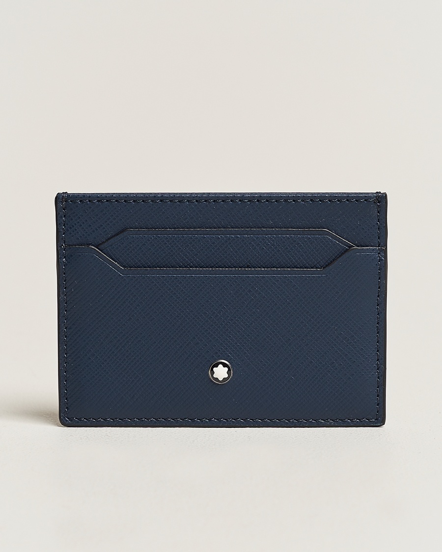Herre |  | Montblanc | Sartorial Card Holder 5cc Ink Blue