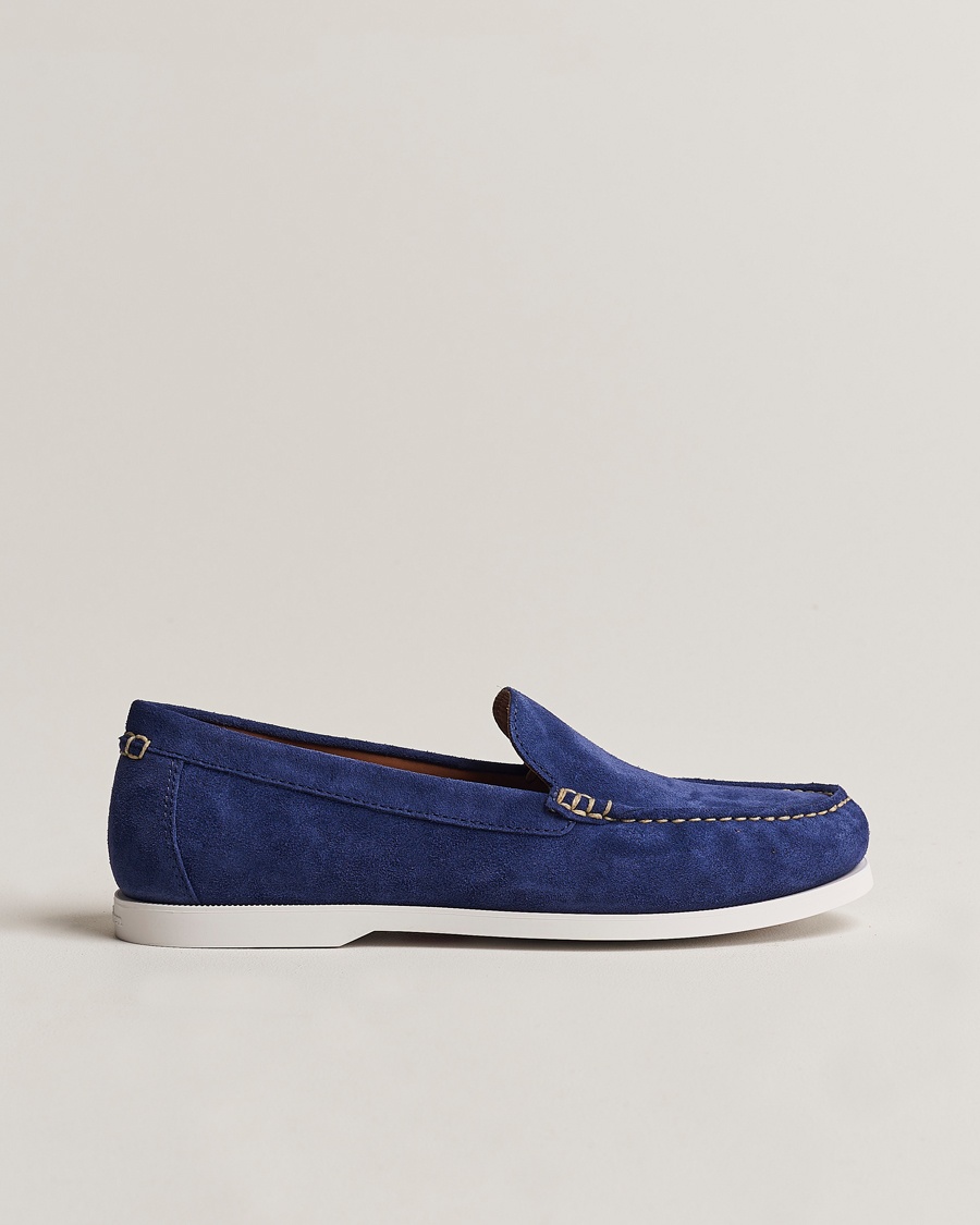Polo Ralph Lauren Merton Casual Suede Loafer Newport Navy – Blå