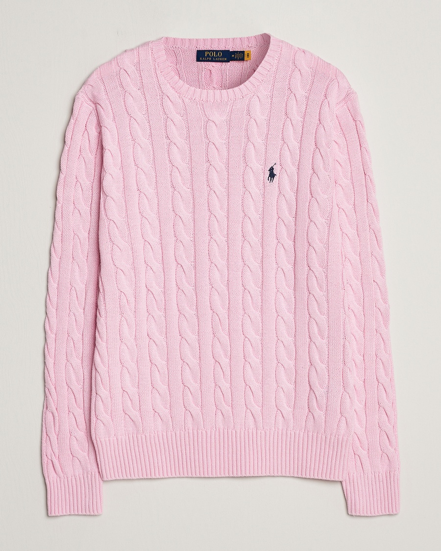 Herre | Salg klær | Polo Ralph Lauren | Cotton Cable Pullover Carmel Pink