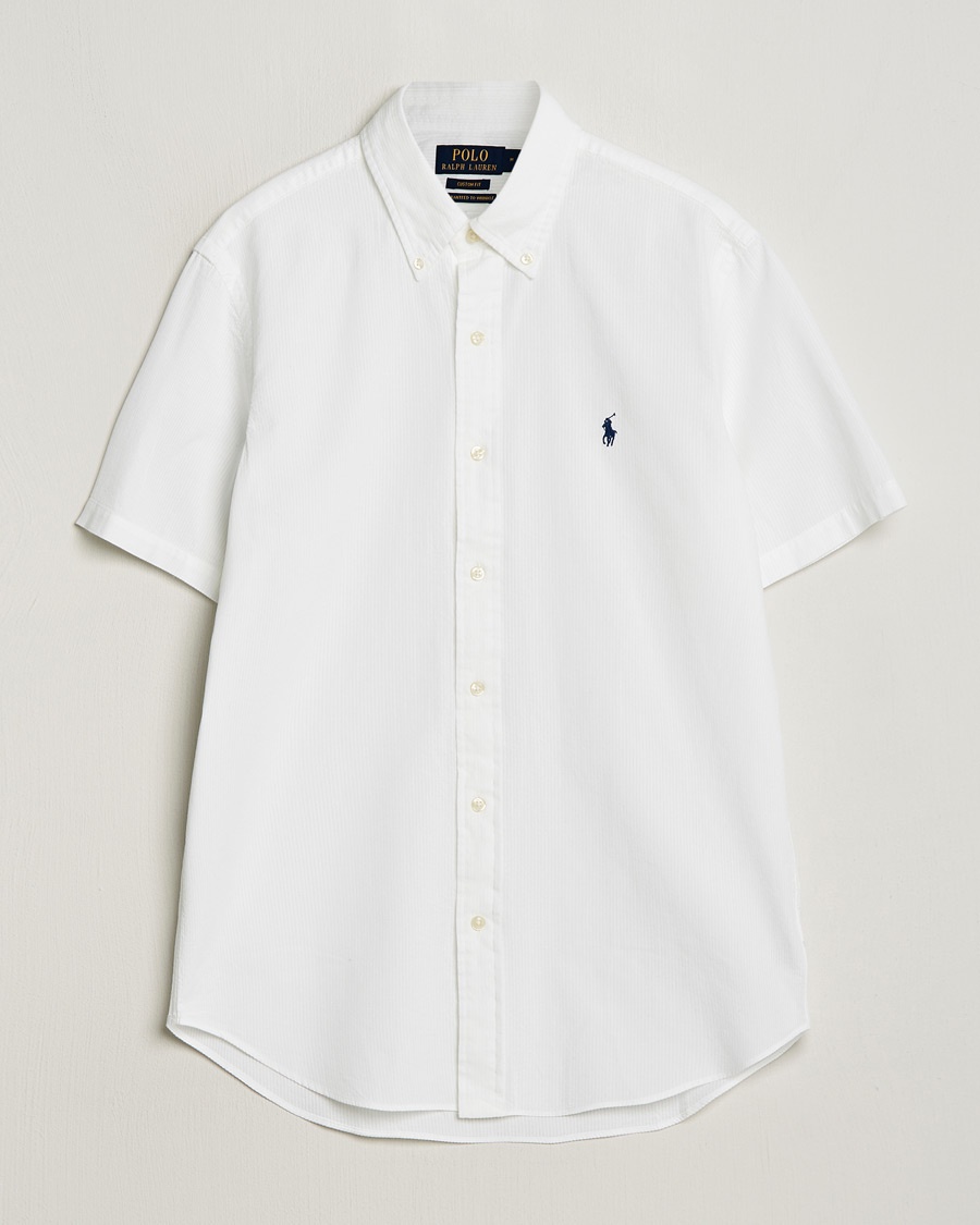 Herre | Salg klær | Polo Ralph Lauren | Seersucker Short Sleeve Shirt White