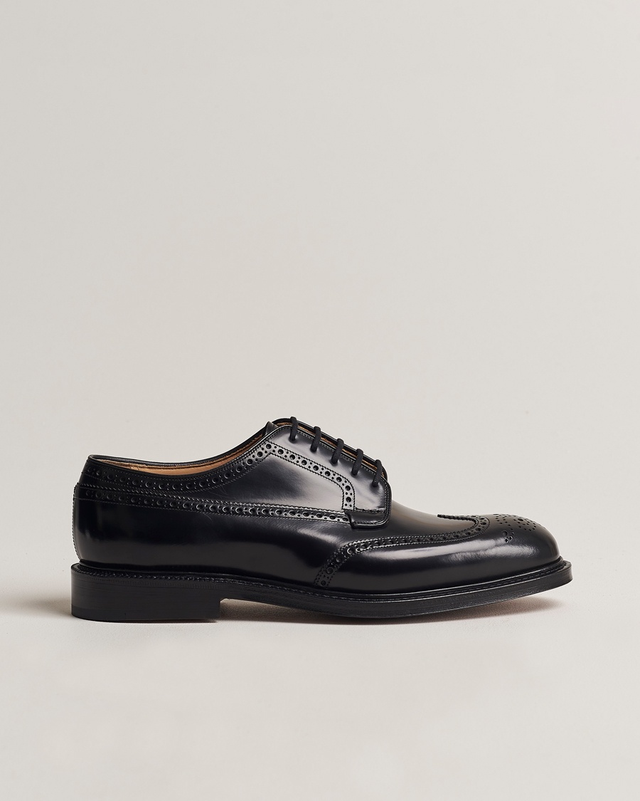 Church's Grafton Polished Binder Black – Svart