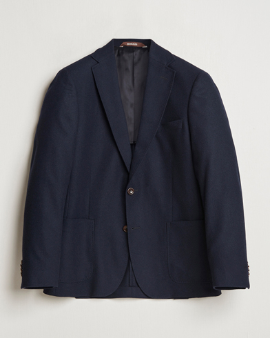  Flannel Wool Blazer Navy