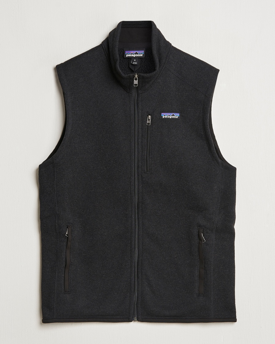 Patagonia Better Sweater Vest Black – Svart