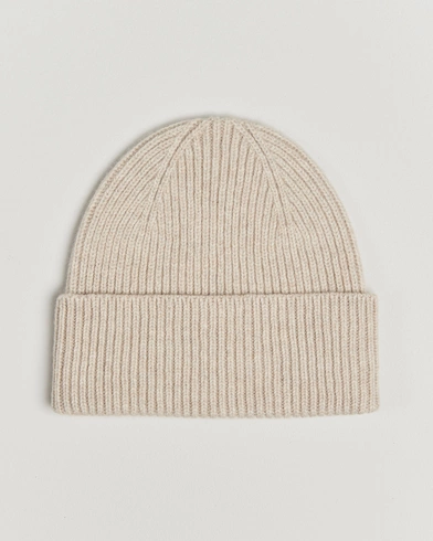  Merino Wool Beanie Ivory White